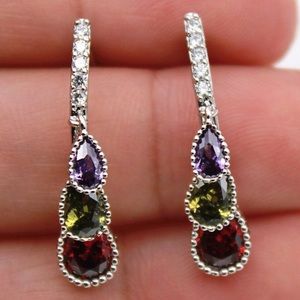 CZ earrings